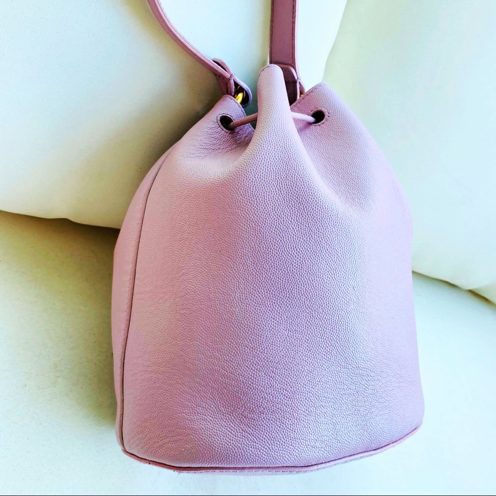 Furla Corona Drawstring Bucket Bag EUC - Picture 9 of 13
